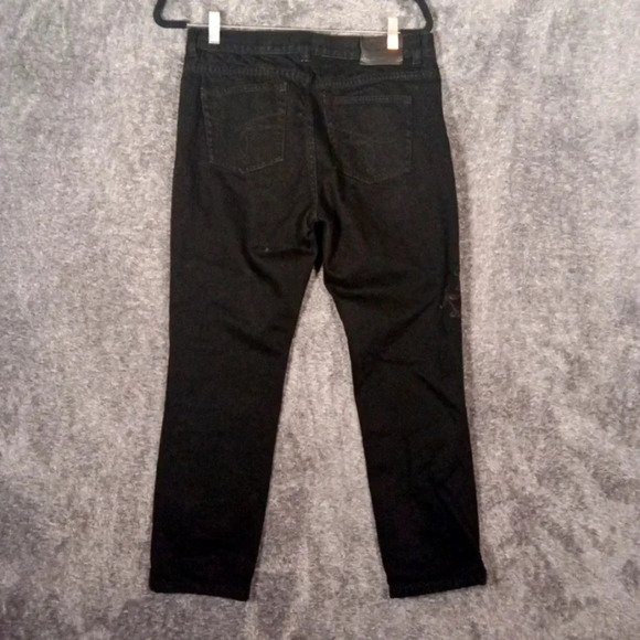 Lauren Ralph Lauren women's black studded jeans classic straight size 8P.. - Picture 4 of 10